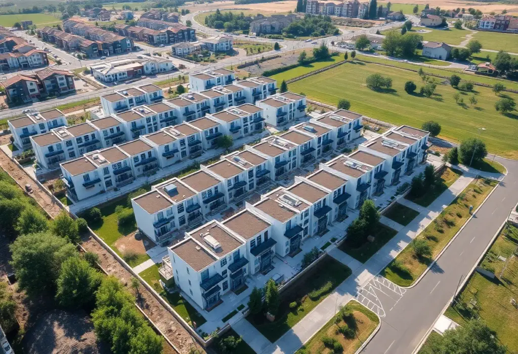 New townhome developments in Florence under construction