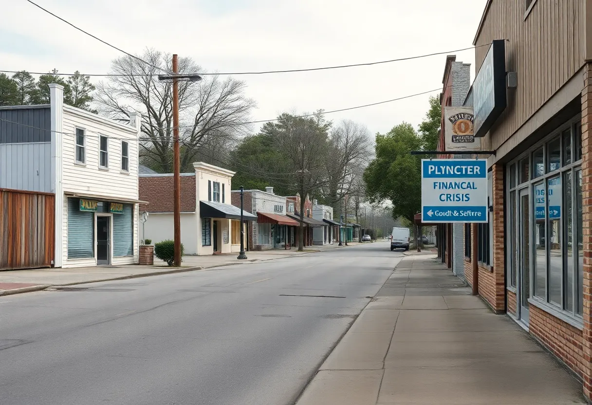 Rural town in South Carolina dealing with financial issues