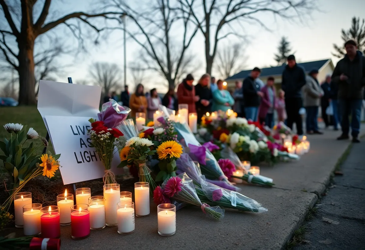 Community memorial in Lake City for shooting victim Kainon McKissick