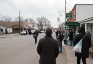 A street in Lake City where a tragic shooting occurred.