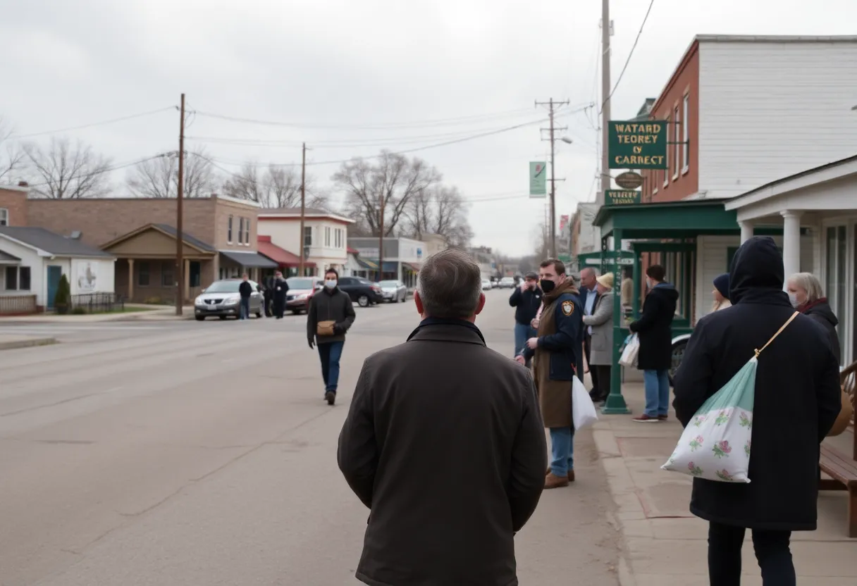 A street in Lake City where a tragic shooting occurred.
