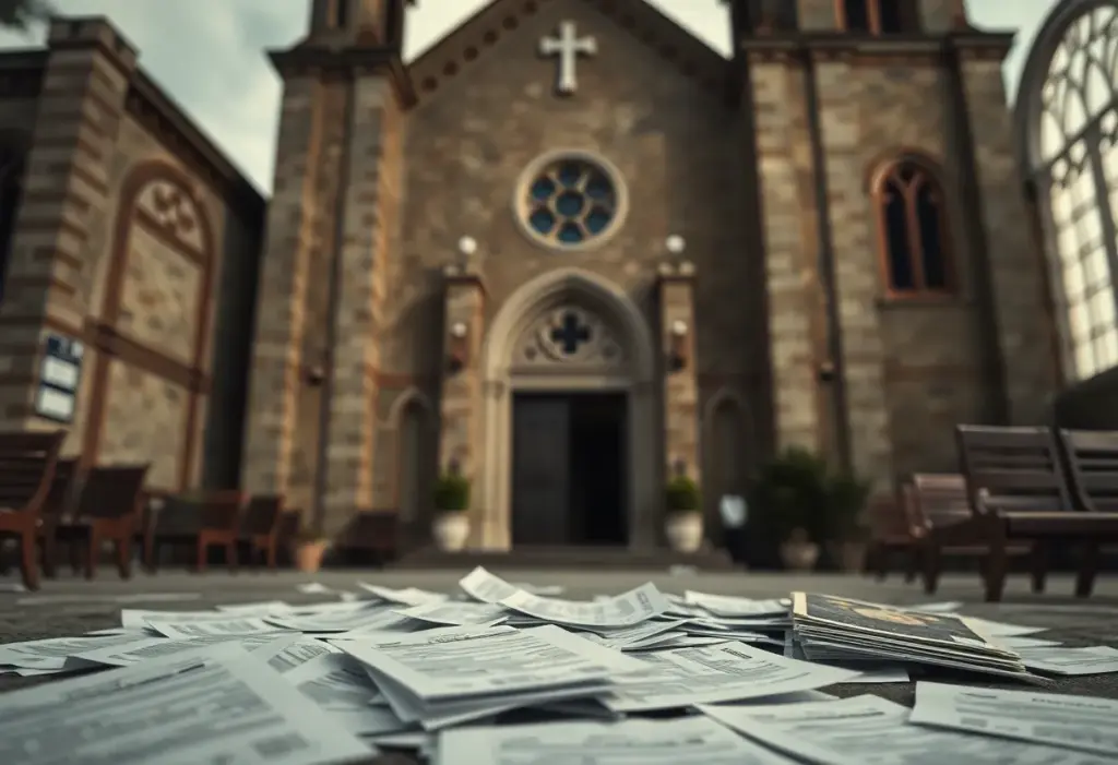 Financial documents related to church funds