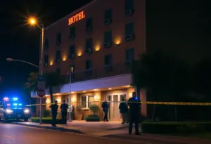 Police securing Baymont Inn in Florence County after a shooting