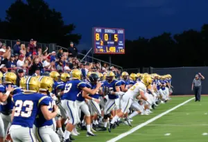 South Florence Bruins football team in action