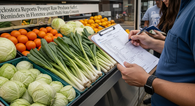 Cyclospora Reports Prompt Raw Produce Safety Reminders in Florence Amid Multi-State Concern
