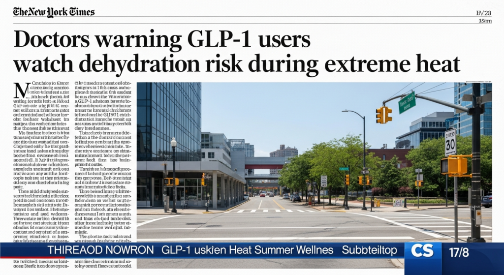 Doctors in Florence Warn GLP-1 Users of Dehydration Risk Amid Summer Heat