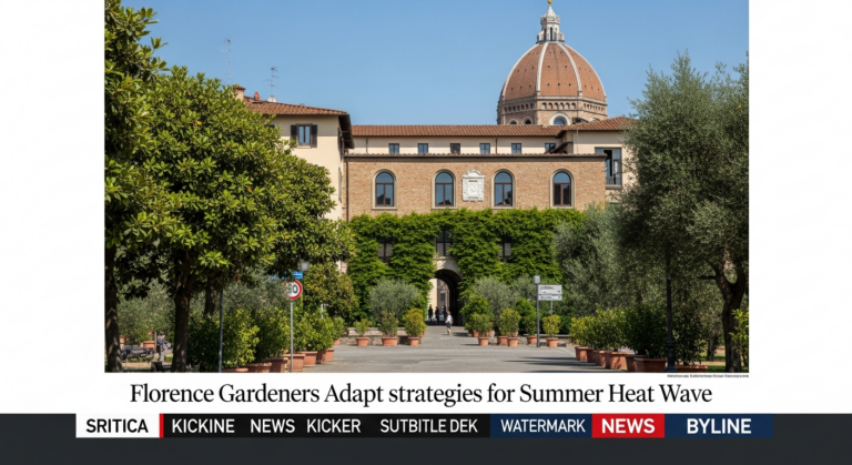 Florence Gardeners Adapt Strategies for Summer Heat Wave
