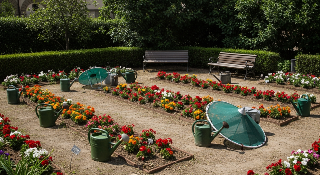 Florence Gardeners Adjust Strategies for Summer Heat