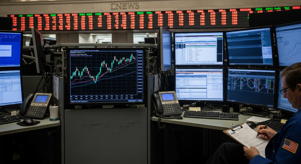 Florence Watches as National Markets Open Second Half Flat Amid Fed Commentary, Falling Oil Prices