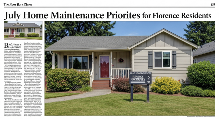 July Home Maintenance Priorities for Florence Residents