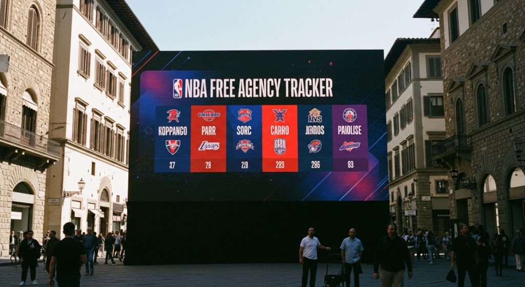 NBA Free Agency Tracker Captures Attention of Fans in Florence