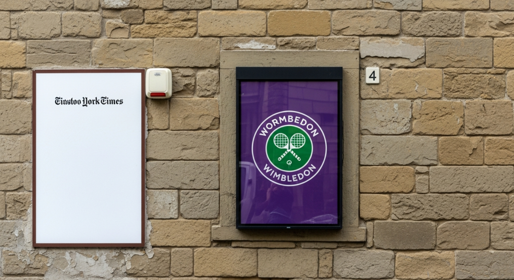 Wimbledon Coverage Draws Attention to Tennis in Florence