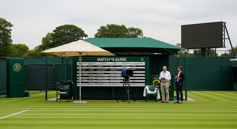 Wimbledon Order of Play for July 3 Available for Florence Tennis Fans