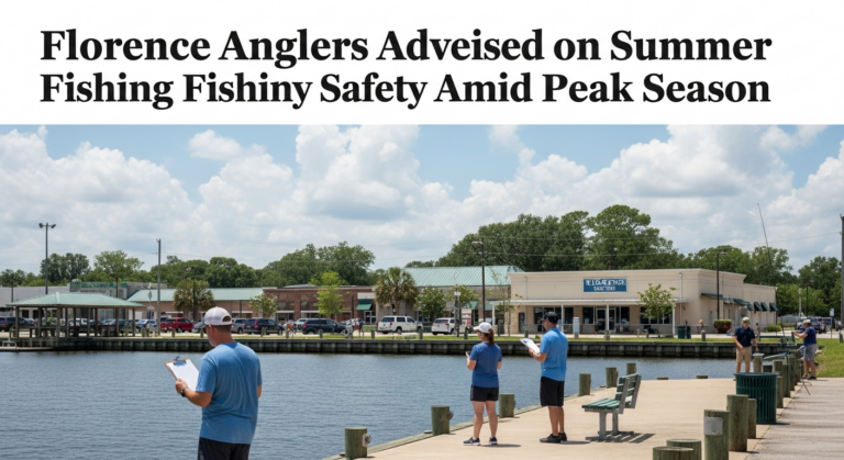 Florence Anglers Advised on Summer Fishing Safety Amid Peak Season
