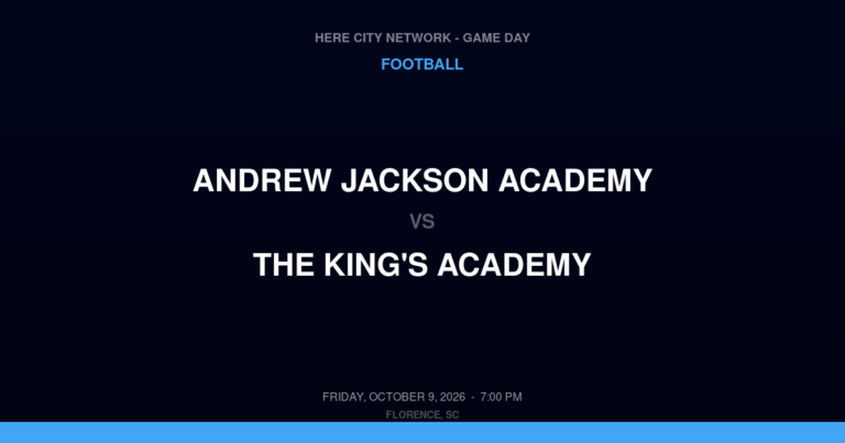 Andrew Jackson Academy 18, The King's Academy 34