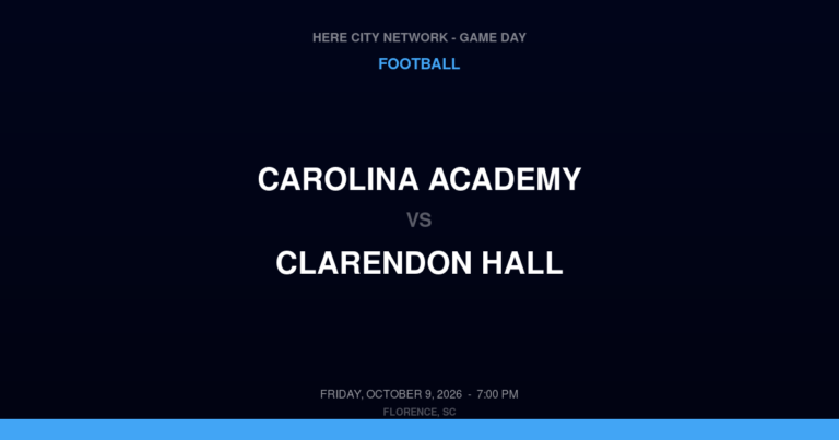 Carolina Academy 28, Clarendon Hall 41