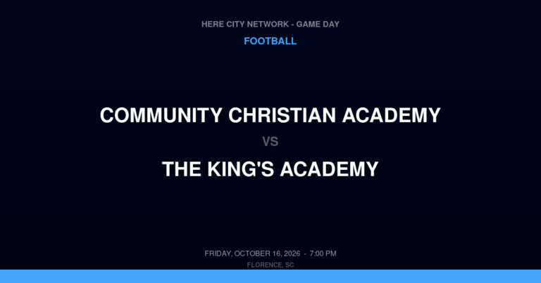 Community Christian Academy 6, The King's Academy 28