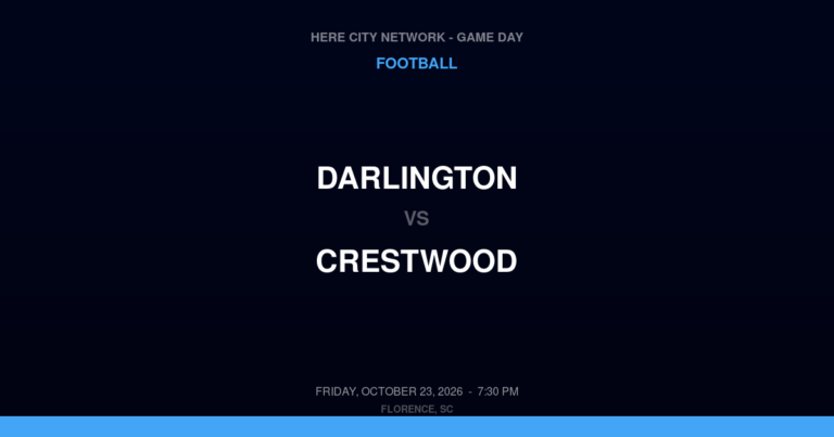 Darlington 7, Crestwood 0