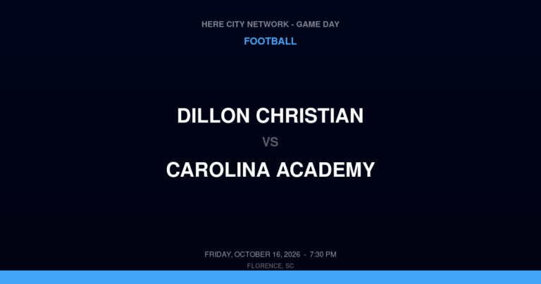 Dillon Christian at Carolina Academy