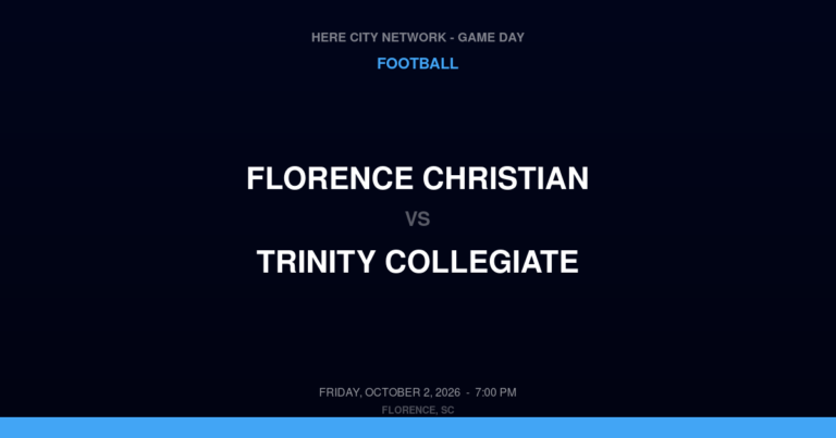 Florence Christian 23, Trinity Collegiate 13