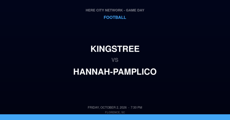 Kingstree 14, Hannah-Pamplico 28